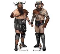 The Viking Raiders Erik E Ivar Wwe Lifesize E Mini Cartone Ritaglio Set Di 2