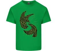The Viking Raven Simbolo Odin Ragnar Tribale T-Shirt Ragazzi Ragazze