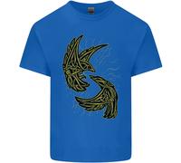 The Viking Raven Simbolo Odin Ragnar Tribale T-Shirt Ragazzi Ragazze