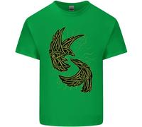 The Viking Raven Simbolo Odin Ragnar Tribale T-Shirt Ragazzi Ragazze