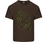 The Viking Raven Simbolo Odin Ragnar Tribale T-Shirt Ragazzi Ragazze