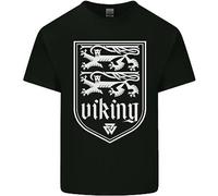 The Vikings Valknut Simbolo Valhalla Lions T-Shirt Ragazzi Ragazze