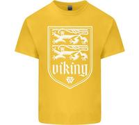 The Vikings Valknut Simbolo Valhalla Lions T-Shirt Ragazzi Ragazze