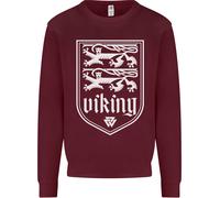 The Vikings Valknut Symbol Valhalla Lions Uomo Sweatshirt Jumper