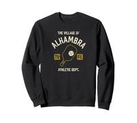 The Village of Alhambra Pickleball Design invecchiato Felpa