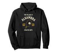 The Village of Alhambra Pickleball Design invecchiato Felpa con Cappuccio
