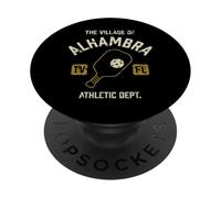 The Village of Alhambra Pickleball Design invecchiato PopSockets PopGrip Adesivo