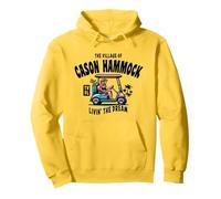 The Village of Cason Amaca Golf Cart Design Felpa con Cappuccio