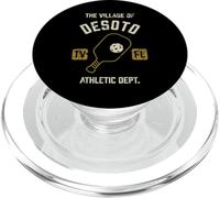 The Village of Desoto - Pickleball, design invecchiato PopSockets PopGrip per MagSafe