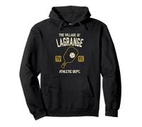 The Village of LaGrange - Pickleball, Design Invecchiato Felpa con Cappuccio
