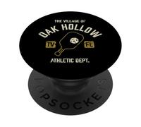 The Village of Oak Hollow Pickleball Design invecchiato PopSockets PopGrip Adesivo
