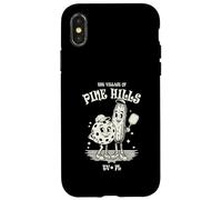 The Village of Pine Hills TV FL Pickleball - Pallone da pickleball, motivo cartone anim Custodia per iPhone X/XS