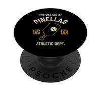 The Village of Pinellas - Pickleball effetto invecchiato PopSockets PopGrip Adesivo