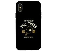 The Village of Tall Trees - Pickleball effetto invecchiato Custodia per iPhone X/XS