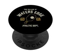 The Village of Waters Edge - Pickleball effetto invecchiato PopSockets PopGrip Adesivo