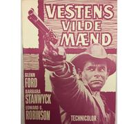 The Violent Men Glenn Ford Barbara Stanwyck 1955 Vintage Old Danish Movie...
