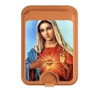 The Virgin Mary Santa Maria - Portafoglio magnetico per iPhone 16, 15, 14, 13 Pro Max, Multicolore