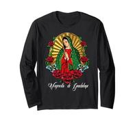 The Virgin of Guadalupe Mexican Pride La Virgen de Guadalupe Maglia a Manica