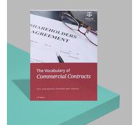 The Vocabulary of Commercial Contracts: The Advanced Vocabulary Series