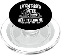 The Voice In My Head Keep Telling Me Get More Tractors PopSockets PopGrip per MagSafe