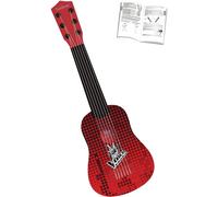 the Voice La Mia Prima Chitarra, 6 Corde in Nylon, 53 Cm, Guida Inclusa, Nero/Ro