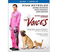The Voices (Blu-ray) Ryan Reynolds Gemma Arterton Anna Kendrick Jacki Weaver