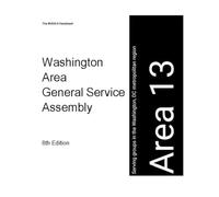 The WAGSA Handbook: Serving groups in the Washington DC metropolitan region - Area 13