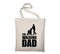 The Walking Dad Fun Borsa Jute Stoffa Zombie Papà Congedo Parentale