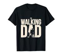 The Walking Dad Zombie Undead Hip Retro Padre Cool Hipster Maglietta
