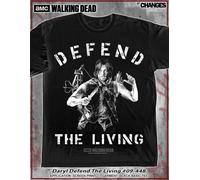 THE WALKING DEAD AMC Difendere Il Viventi Walkers Zombie Biter Twd Maglietta