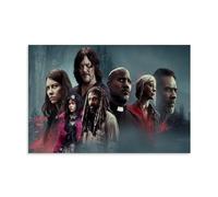 The Walking Dead Character Art Group Picture - Decorazione moderna per camera familiare, 60 x 90 cm