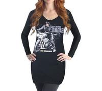 The Walking Dead Daryl Dixon Badass Zombie Survival Amc Camicia L/S Junior S-2XL