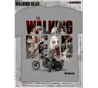 THE WALKING DEAD Daryl Dixon Frecce IN Walkers Balestra Twd AMC T Shirt S-3XL