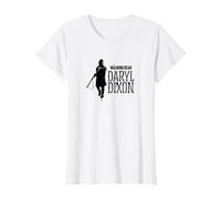The Walking Dead - Daryl Dixon Logo Maglietta, Donna, Bianco, L