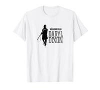 The Walking Dead - Daryl Dixon Logo Maglietta, Uomo, Bianco, S