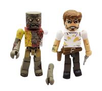 The Walking Dead Esclusivo Minimates 2 Pack - Rick Grimes & Walker