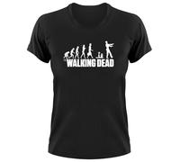 The Walking Dead Evolution Divertente Donna T-Shirt Zombie Something Somewhere