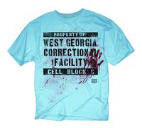 THE WALKING DEAD Georgia Correttivi Cella Blocco C AMC Puro Slim T Shirt S-3XL