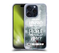 THE WALKING DEAD QUOTES CUSTODIA COVER MORBIDA IN GEL PER APPLE iPHONE TELEFONI