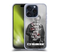 THE WALKING DEAD QUOTES CUSTODIA COVER MORBIDA IN GEL PER APPLE iPHONE TELEFONI