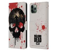 THE WALKING DEAD SAGOME CUSTODIA COVER A PORTAFOGLIO PER APPLE iPHONE TELEFONI