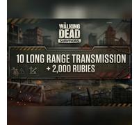 The Walking Dead: Survivors - 10 Long Range Transmission + 2,000 Rubies Direct Top-Up - GLOBAL