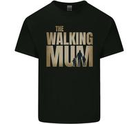 The Walking Mum Divertente Festa Della Mamma Mummy Uomo Cotone T-Shirt Tee Top