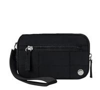 The Wallet 2nd Gen,Nylon Quilted Wristlet Wallets For Women,Fashion Lightweight 3 Zipper Purse Wallet With ID Window