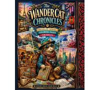 The Wander Cat Chronicles: Detailed Travel Coloring Pages for Adults