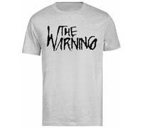 The Warning Is A Rock T-Shirt A Maniche Corte da Uomo Grigio Tee da Uomo