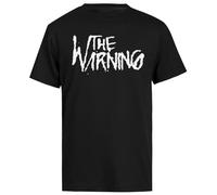 The Warning Is A Rock T-Shirt A Maniche Corte da Uomo Nera da Uomo