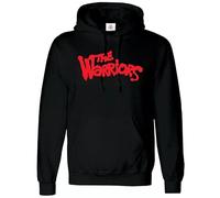 The Warriors Felpa con cappuccio da uomo con cappuccio retrò Street Gang, Nero , L
