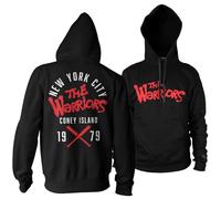 The Warriors Licenza Ufficiale Coney Island Felpa con Cappuccio (Nero), XX-Large
