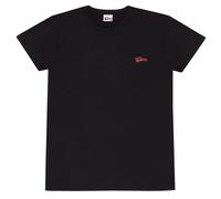 The Warriors - Logo Front and Back Print (Unisex Black T-Shirt) Ex T-Shirt NUOVO